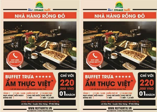 altBuffet tại nhà hàng Rồng Đỏ núi Thần Tài