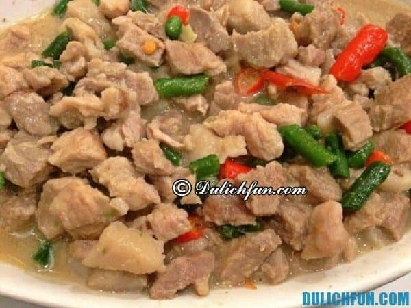 Bicol Express - Món thịt hầm cay nồng của Philippines