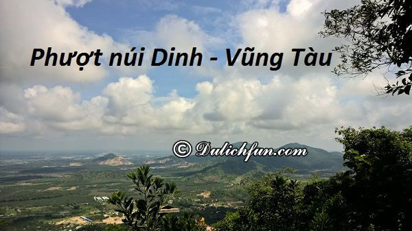 Cảnh trên đỉnh núi Dinh