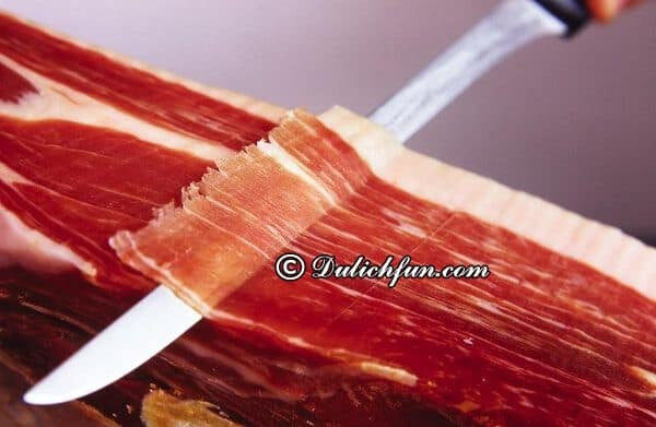 Jamón - Món ăn quốc hồn quốc túy của Tây Ban Nha