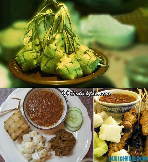 Ketupat - Món ăn chay nổi tiếng ở Brunei