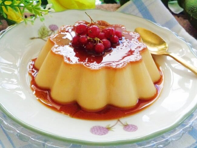 Bánh flan chay ngon nhất khi ăn mát