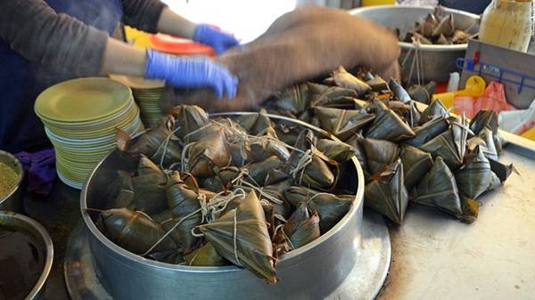 Bánh Zong Zi, món ăn độc đáo tại Tainan.