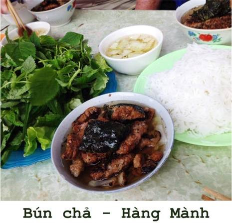 Bún chả Hàng Mành