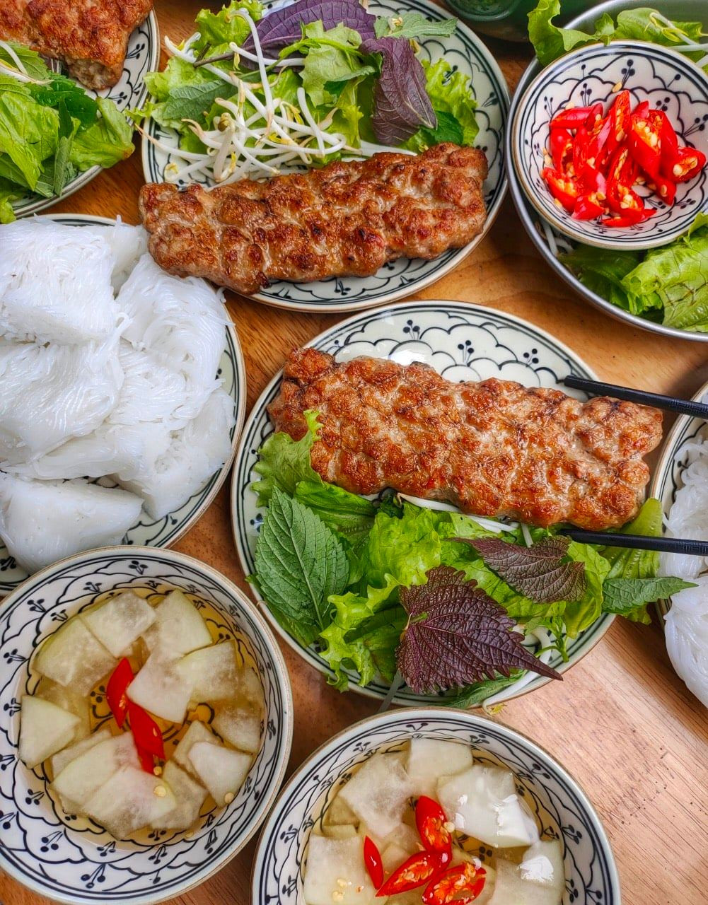 Bún chả quạt Ninh Bình