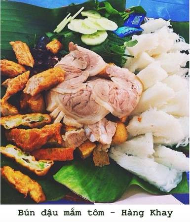 Bún đậu chuẩn Hàng Khay