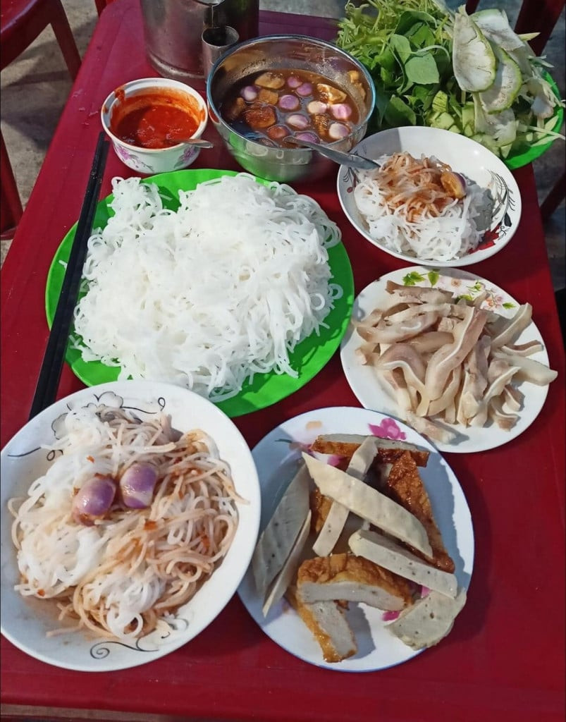 Bún mắm nêm Ninh Thuận