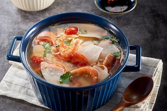 Củ hũ dừa nấu canh chua