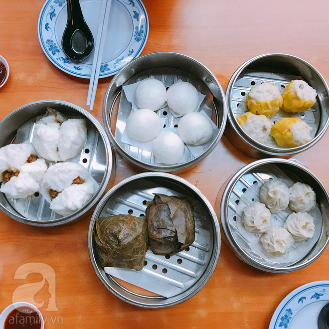 Dimsum nóng hổi, làm xao xuyến thực khách.