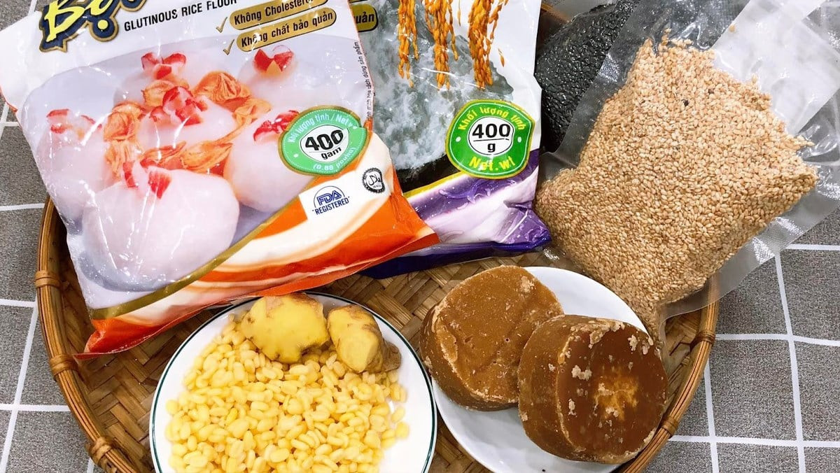 nguyên liệu làm sủi dìn