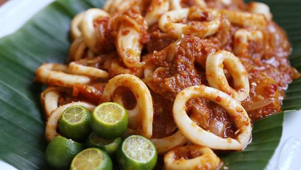 Sambal sotong - món ăn độc đáo của Malaysia