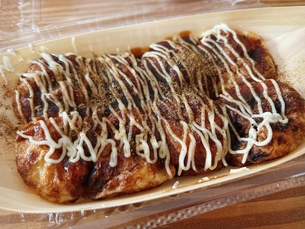 Takoyaki hấp dẫn.