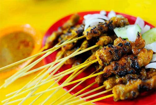 Thịt Xiên Nướng Satay